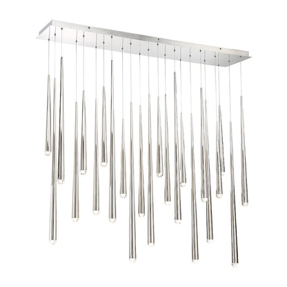 Cascade Rectangular Multi-Light LED  Pendant