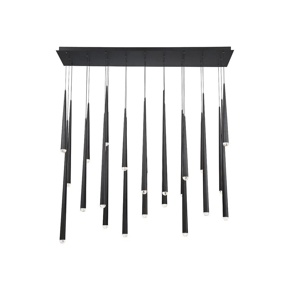 Cascade Rectangular Multi-Light LED  Pendant