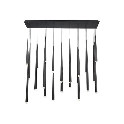 Cascade Rectangular Multi-Light LED  Pendant