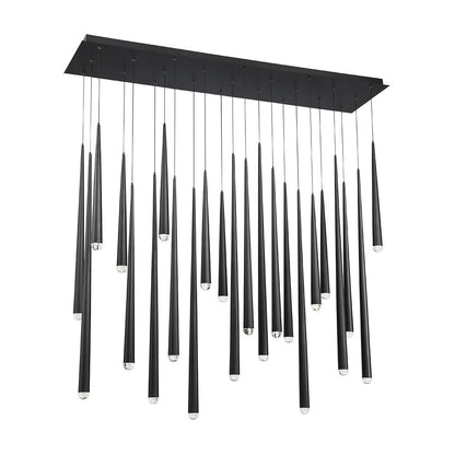 Cascade Rectangular Multi-Light LED  Pendant