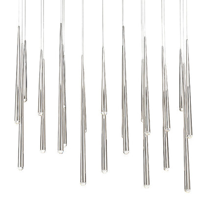 Cascade Rectangular Multi-Light LED  Pendant