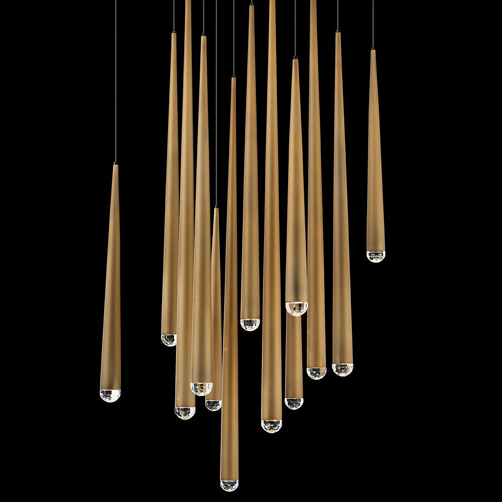 Cascade Square Multi-Light LED Pendant