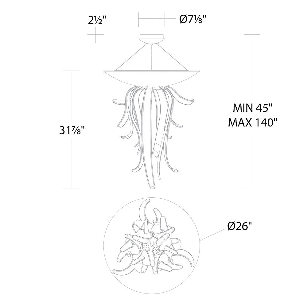 Tendril LED Pendant