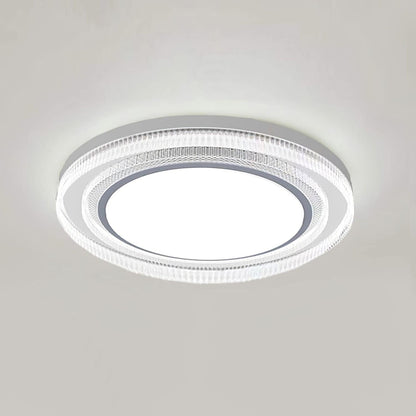 MIlagro Ceiling Light ? 19.7″ x H 2.8″ / Dia 50cm x H 7cm / White + Grey / Three-color changing light Ceiling lamp