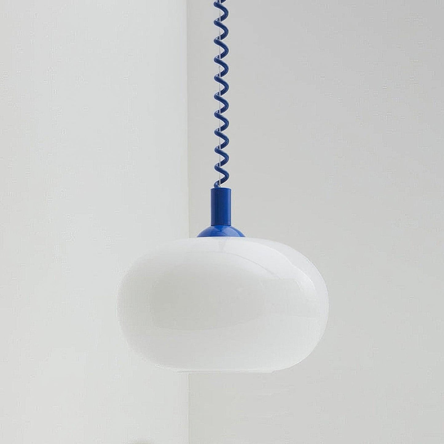 Macaron Spring Pendant Light ? 9.8″ x H 7.9″ / Dia 25cm x H 20cm / Blue Pendant light