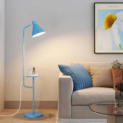 Macaroon Floor Lamp Model A: W 11″ x H 59.1″ / W 28cm x H 150cm / Blue / US plug Floor lamp