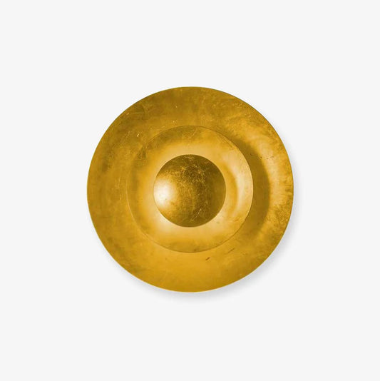 Machine Wall Lamp Dia 13.8″ x H 5.9″ / Gold foil & Warm Light / Single Wall lamp