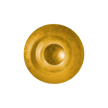 Machine Wall Lamp Dia 15.7″ x H 6.3″ / Gold foil & Warm Light / Single Wall lamp