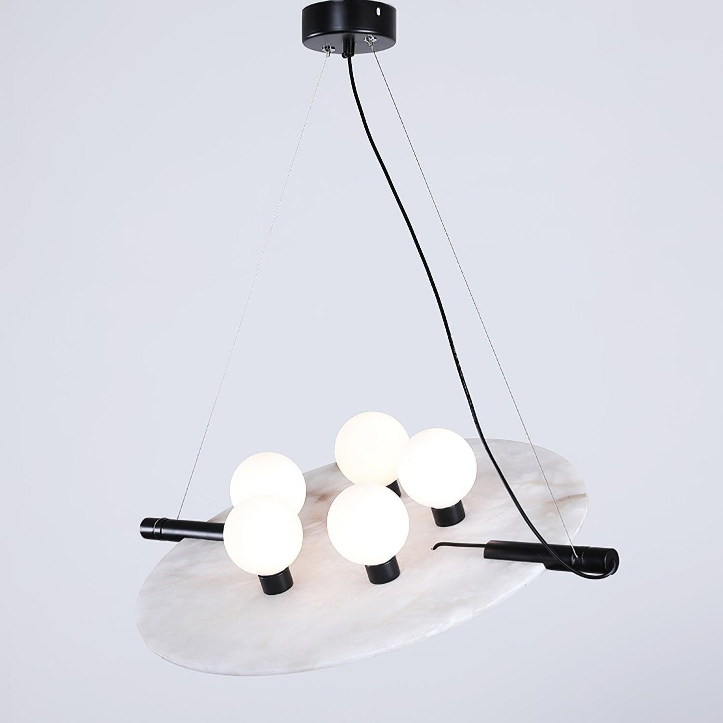 Magma Pendant Lamp Dia 20″ / Dia 51cm / Black + White Pendant light