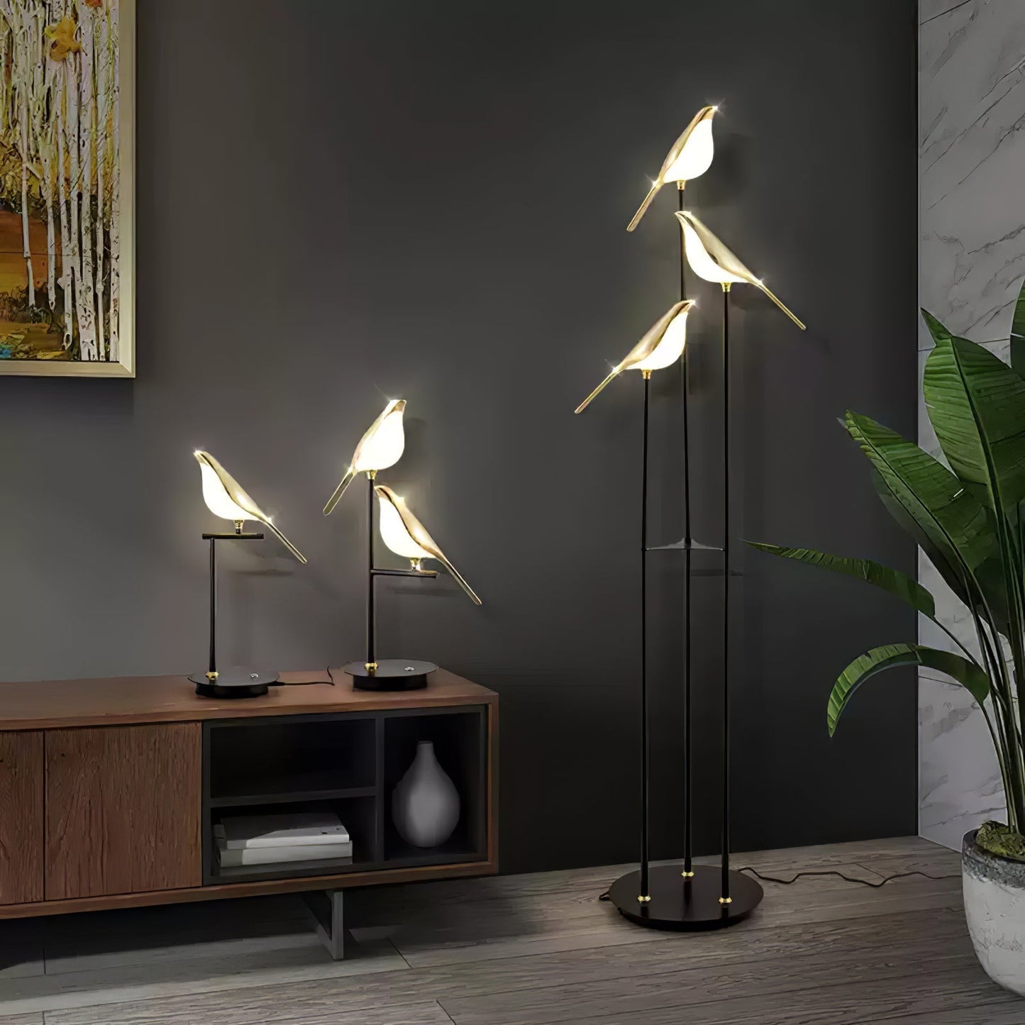 Magpie Perch Table Lamp Table lamp