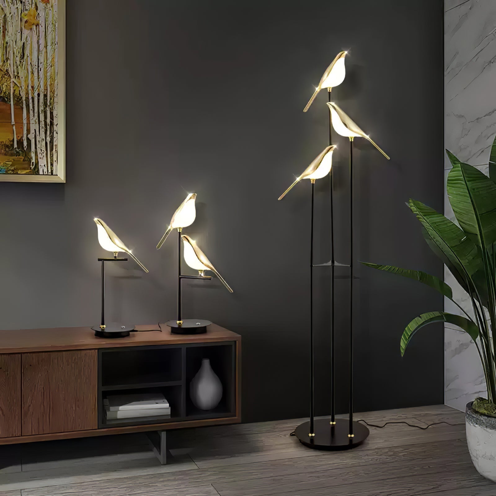Magpie Perch Table Lamp Table lamp