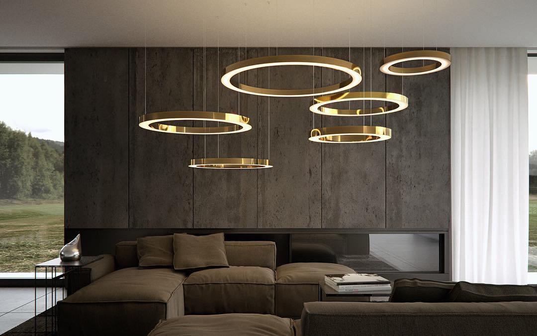 Ring LED Pendant Light Chandelier