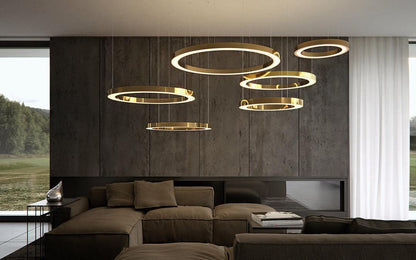 Ring LED Pendant Light Chandelier