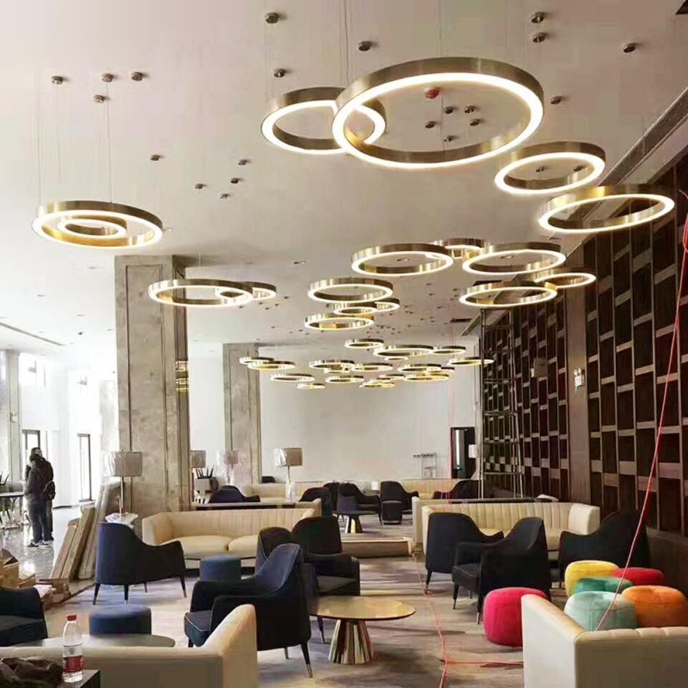 Ring LED Pendant Light Chandelier