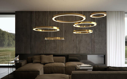 Ring LED Pendant Light Chandelier