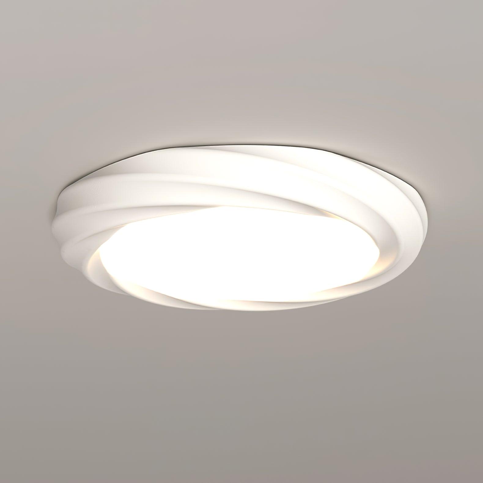 Maivy LED Flush Mount Ceiling Light ? 19.7″ x H 2.8″ / Dia 50cm x H 7cm / Whtie / Warm light Ceiling lamp