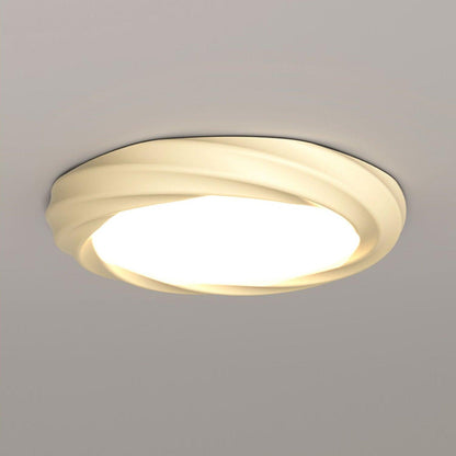 Maivy LED Flush Mount Ceiling Light ? 19.7″ x H 2.8″ / Dia 50cm x H 7cm / Beige / Warm light Ceiling lamp