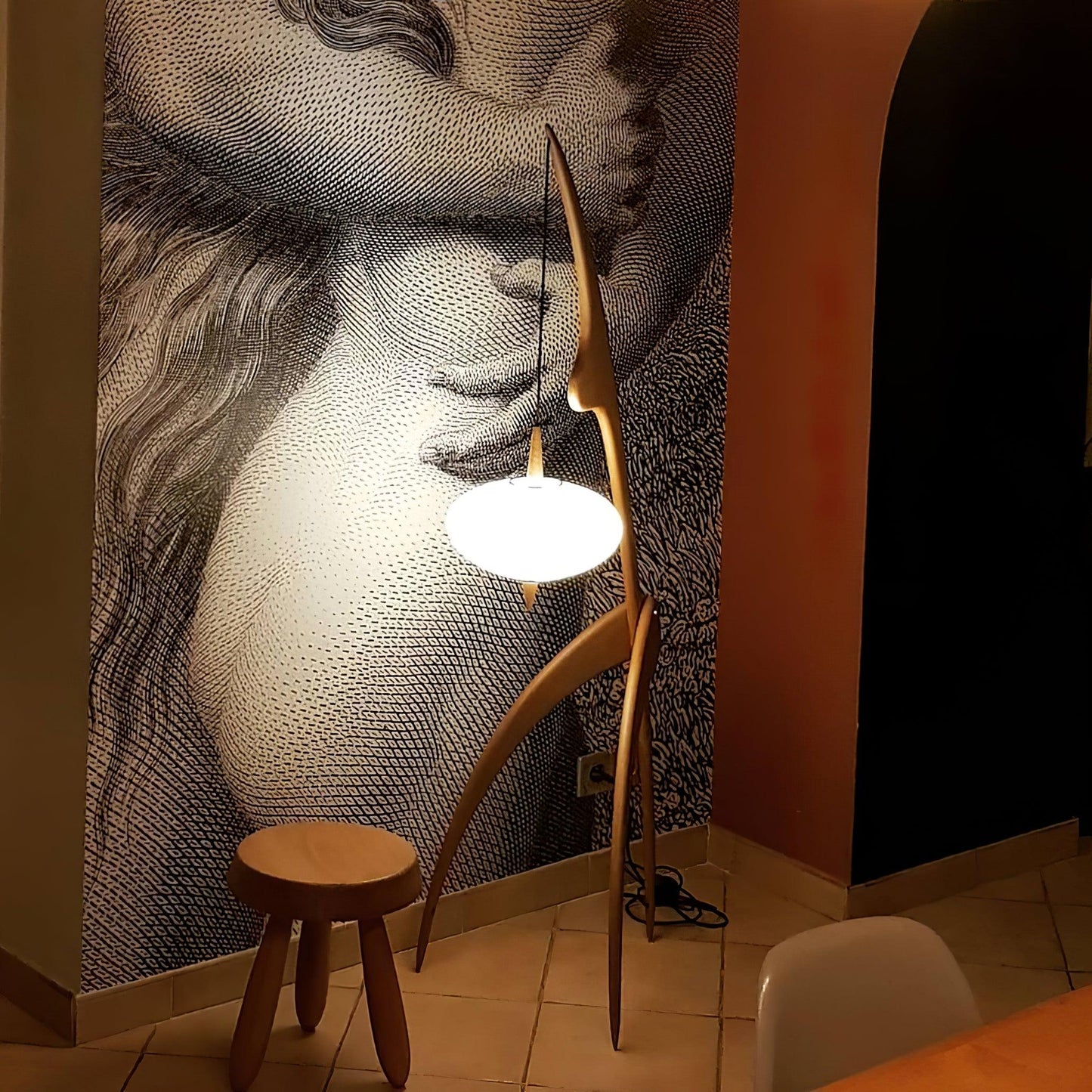 Mantis Wood Floor Lamp Floor lamp