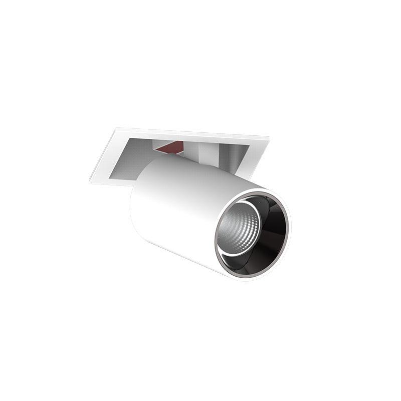 Mantra Sal Spotlight 1 head: L 4.5″ x W 3.5″ x H 4.5″ / L 11.5cm x W 8.8cm x H 11.5cm / White / Warm Light Ceiling lamp