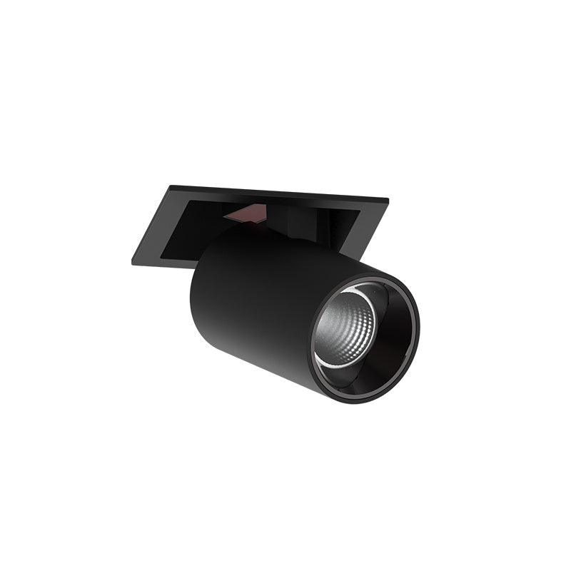 Mantra Sal Spotlight 1 head: L 4.5″ x W 3.5″ x H 4.5″ / L 11.5cm x W 8.8cm x H 11.5cm / Black / Warm Light Ceiling lamp