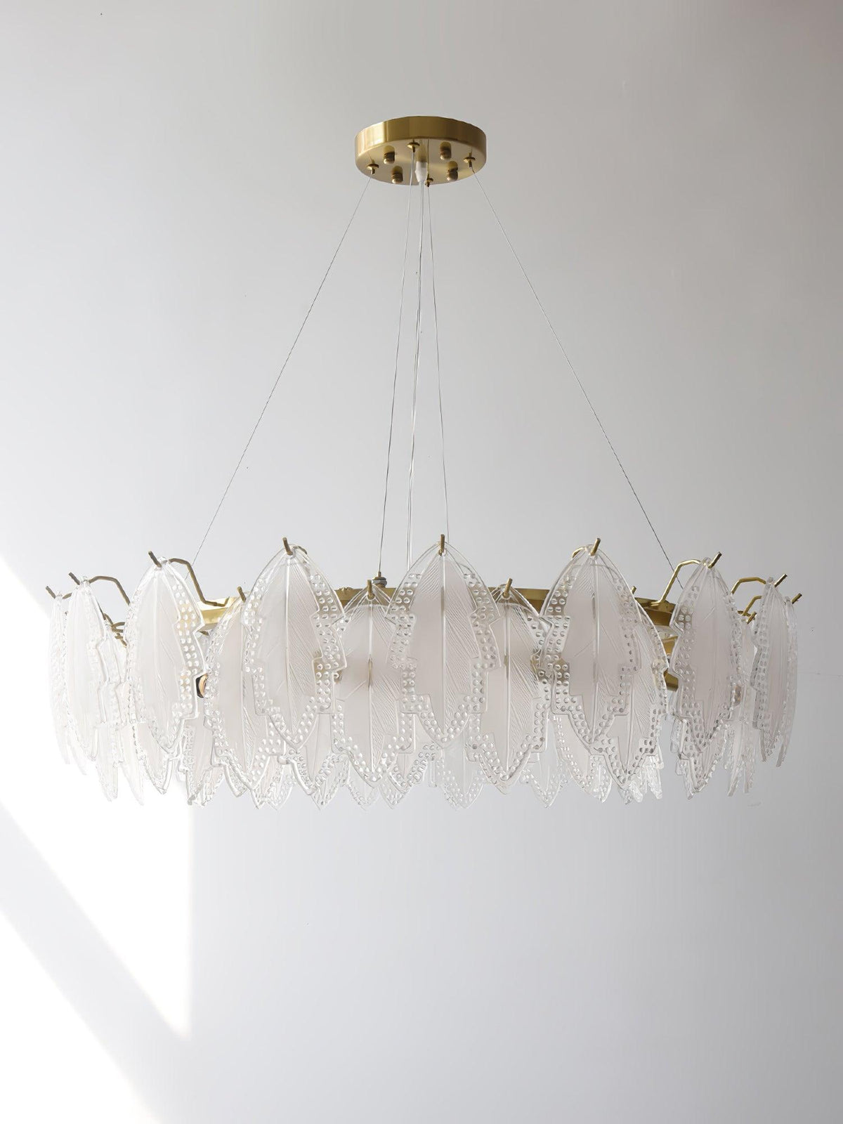 Maple Leaf Glass Chandelier Chandelier