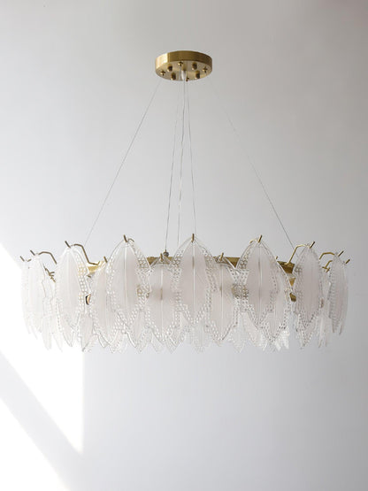 Maple Leaf Glass Chandelier Chandelier
