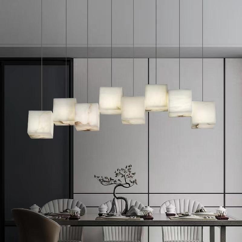 Alabaster Box Chandelier Chandelier