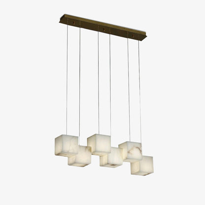 Alabaster Box Chandelier Chandelier