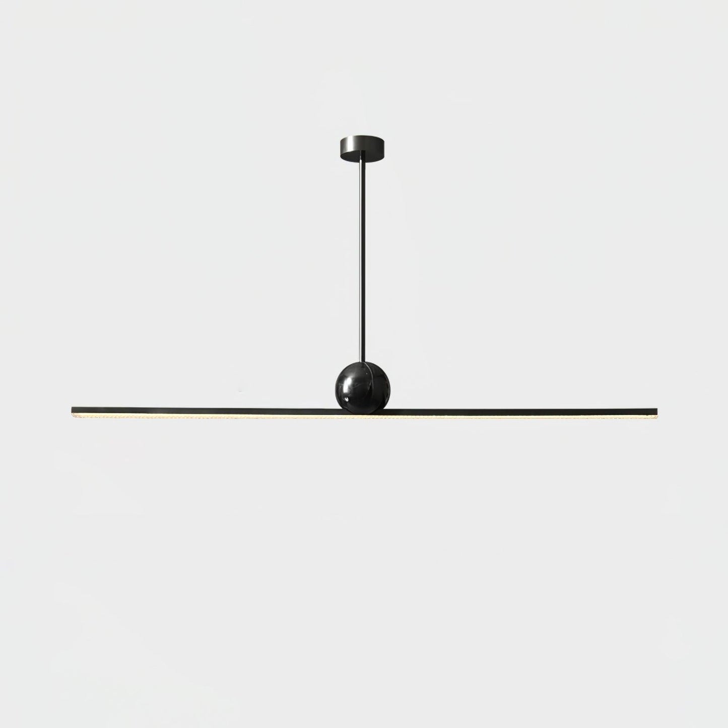 Marble Linear Pendant Lamp L 50.4″ x H 4.7″ / L 128cm x H 12cm / Black & Green Marble / Warm light Pendant light