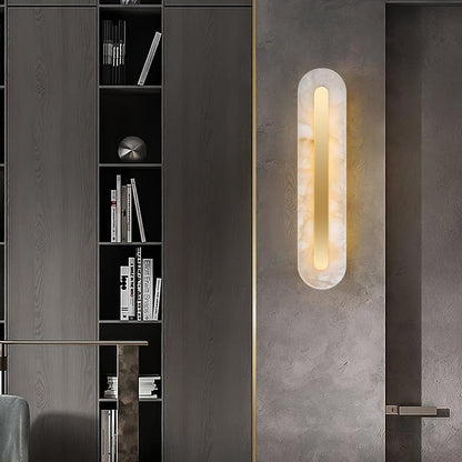 Alabaster Rounded Wall Light Wall lamp