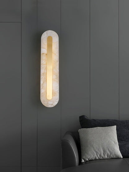 Alabaster Rounded Wall Light Wall lamp