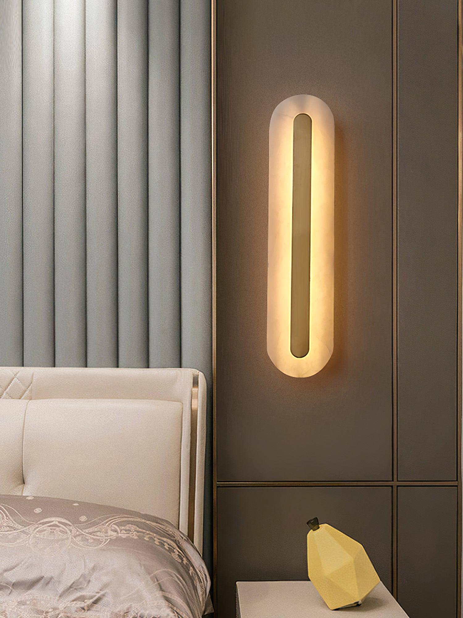 Alabaster Rounded Wall Light Wall lamp