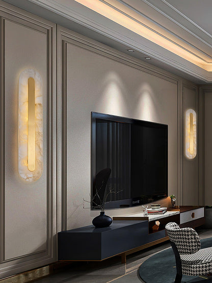 Alabaster Rounded Wall Light Wall lamp