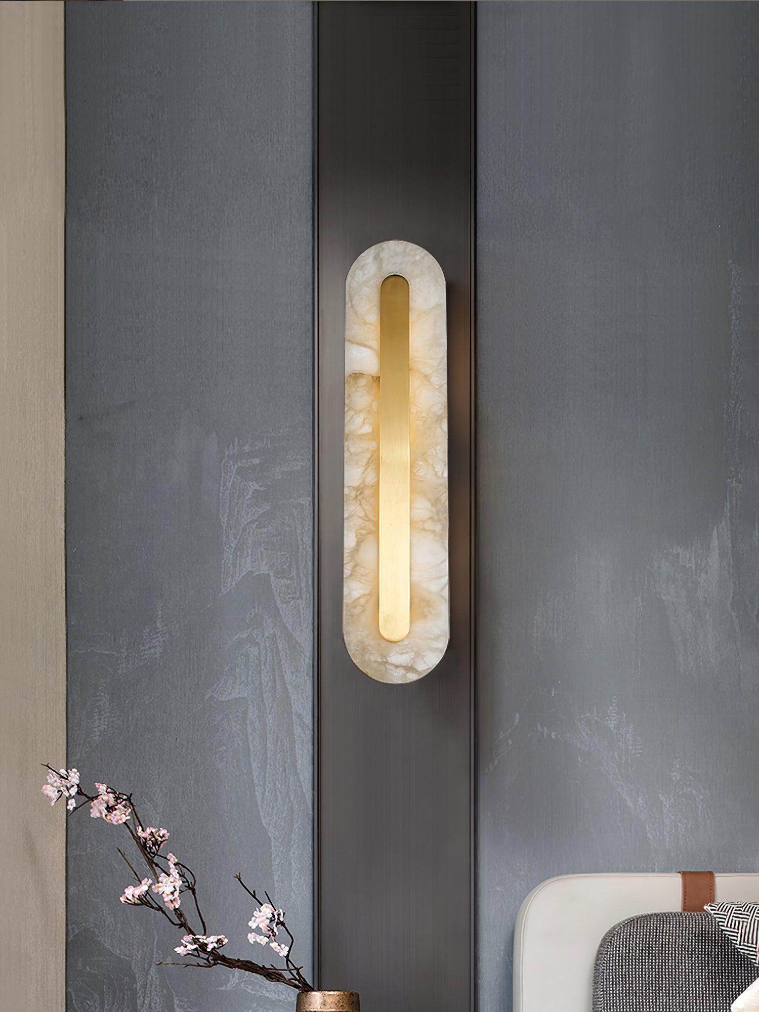 Alabaster Rounded Wall Light Wall lamp