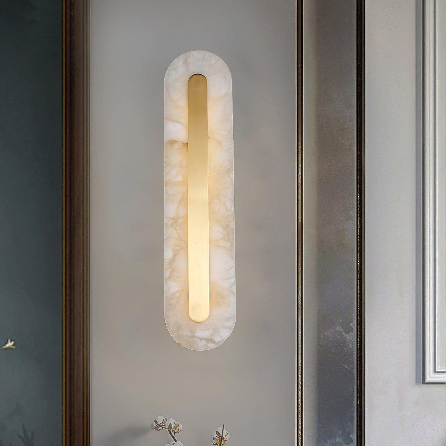 Alabaster Rounded Wall Light Wall lamp