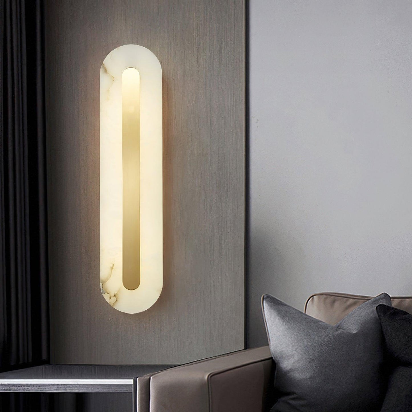 Alabaster Rounded Wall Light Wall lamp