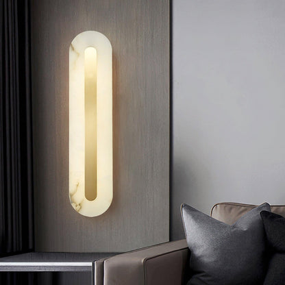 Alabaster Rounded Wall Light Wall lamp