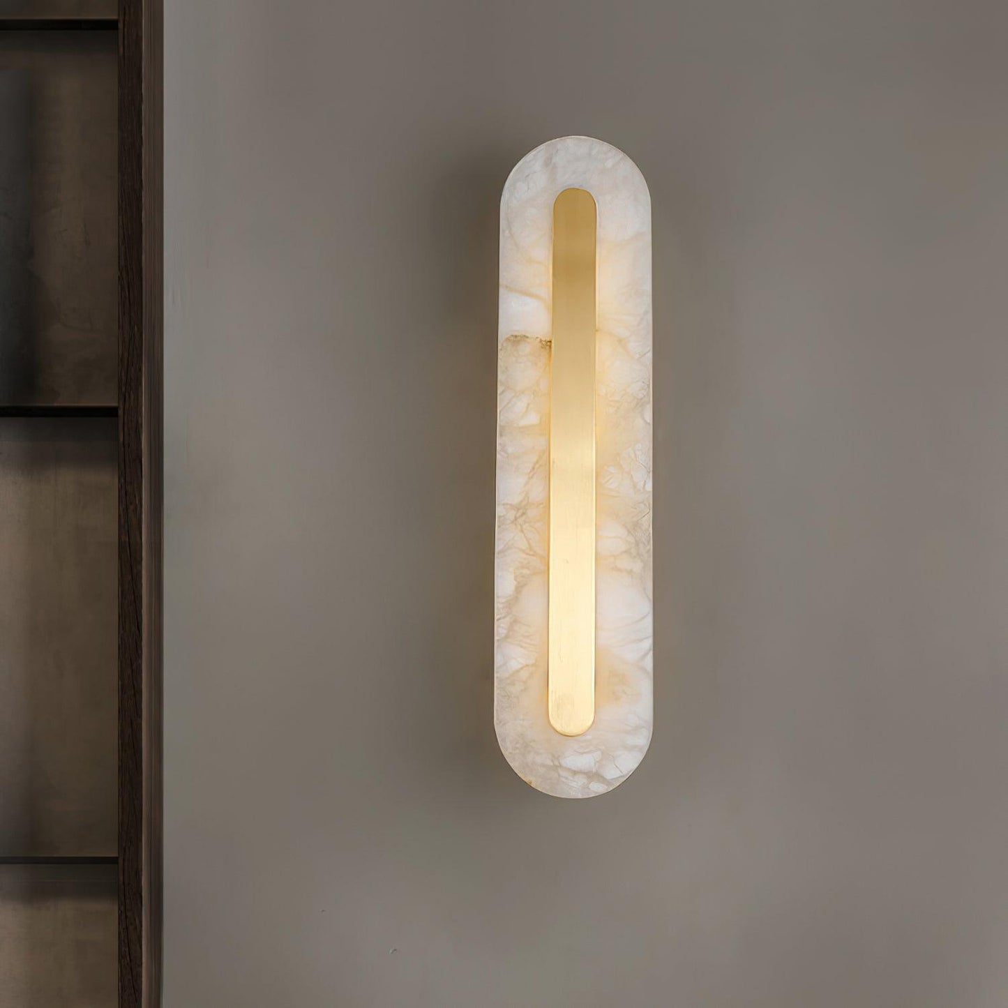 Alabaster Rounded Wall Light Wall lamp
