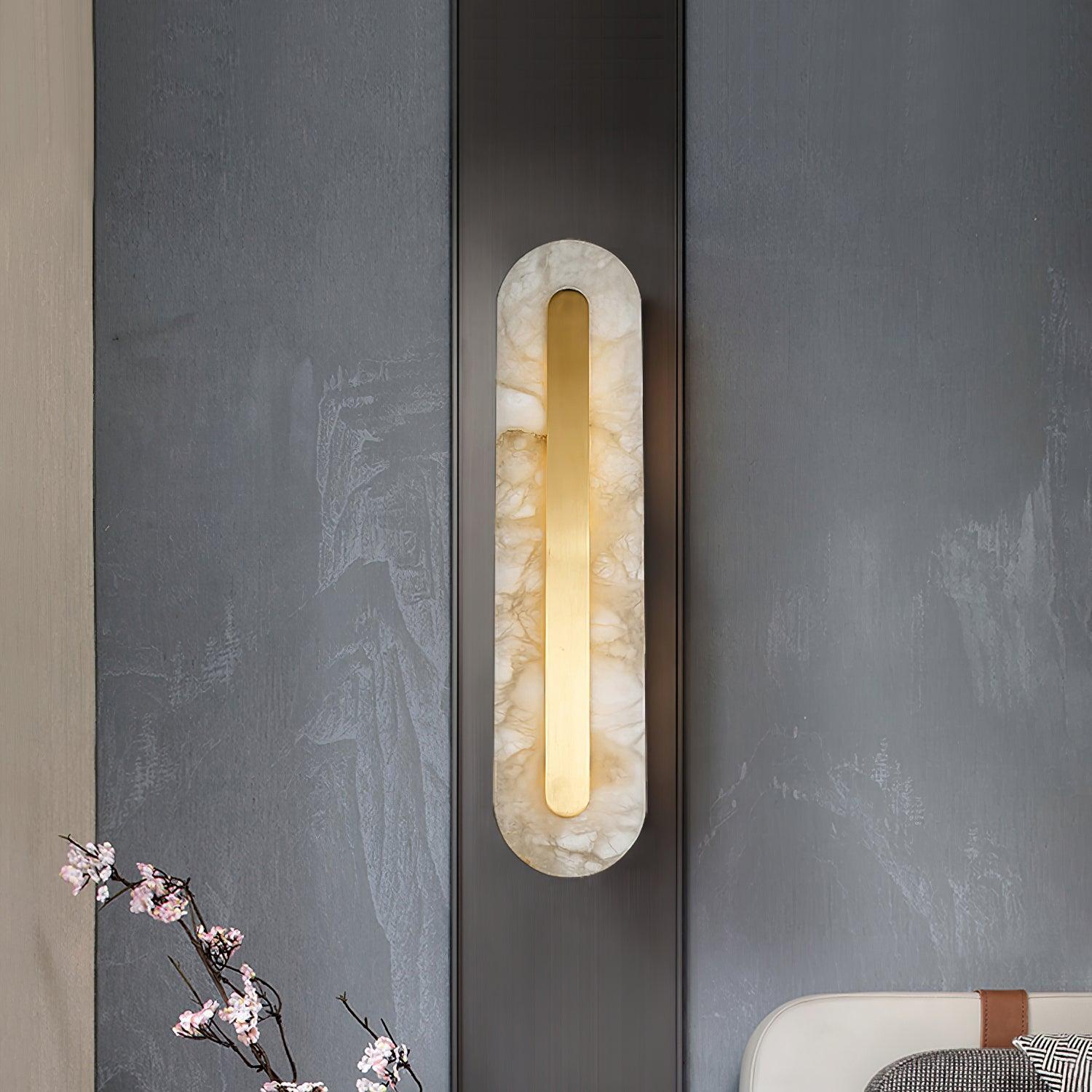Alabaster Rounded Wall Light Wall lamp