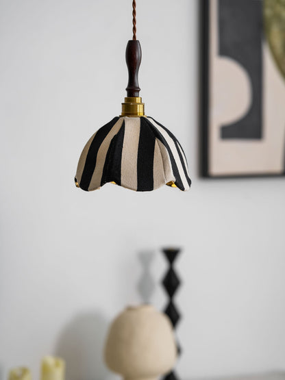 Marbre Stripe Pendant Light ? 7.9’’ x H 11’’ / Black & White 1001 pendant Lamp