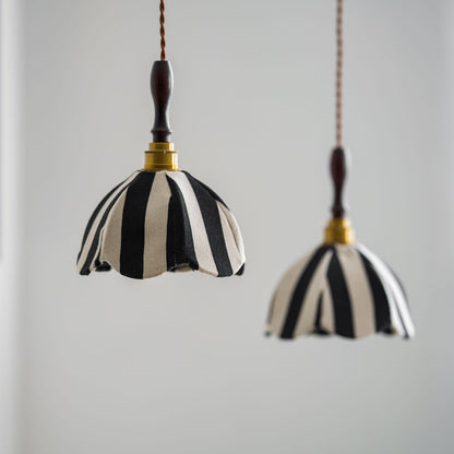 Marbre Stripe Pendant Light ? 7.9’’ x H 11’’ / Black & White 1001 pendant Lamp