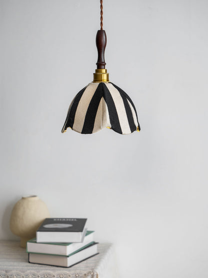 Marbre Stripe Pendant Light ? 7.9’’ x H 11’’ / Black & White 1001 pendant Lamp