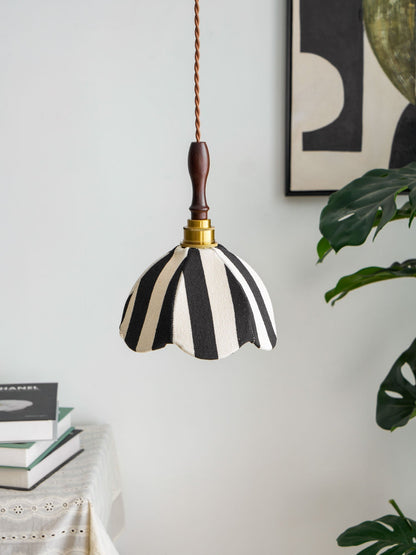 Marbre Stripe Pendant Light ? 7.9’’ x H 11’’ / Black & White 1001 pendant Lamp