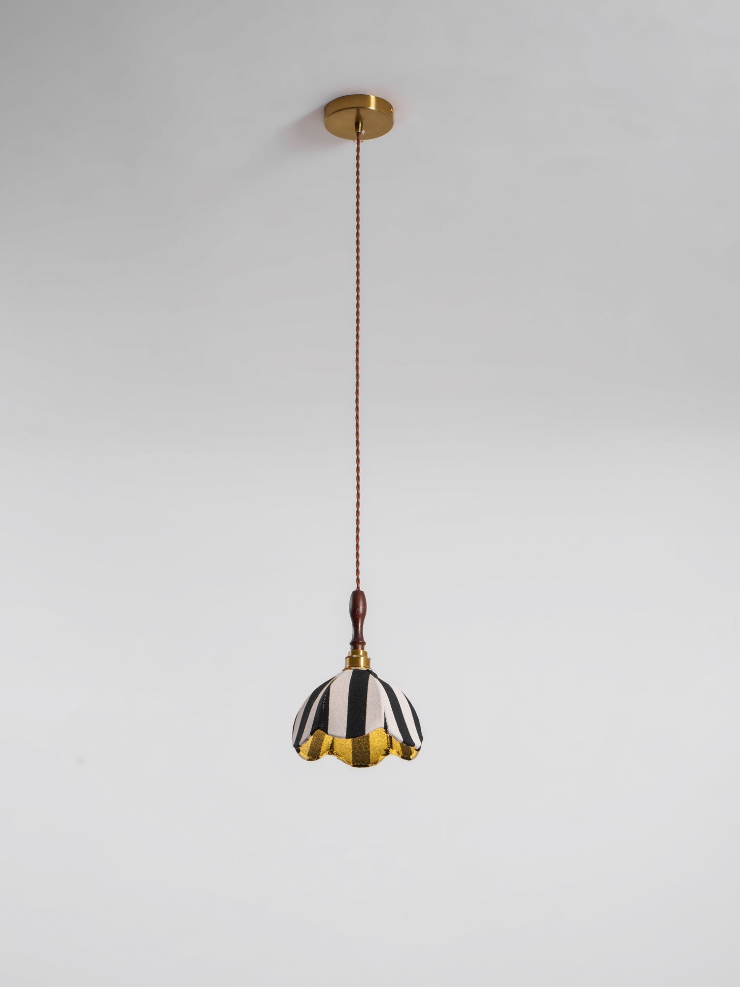 Marbre Stripe Pendant Light ? 7.9’’ x H 11’’ / Black & White 1001 pendant Lamp