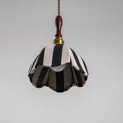 Marbre Stripe Pendant Light ? 7.9’’ x H 11’’ / Black & White 1001 pendant Lamp