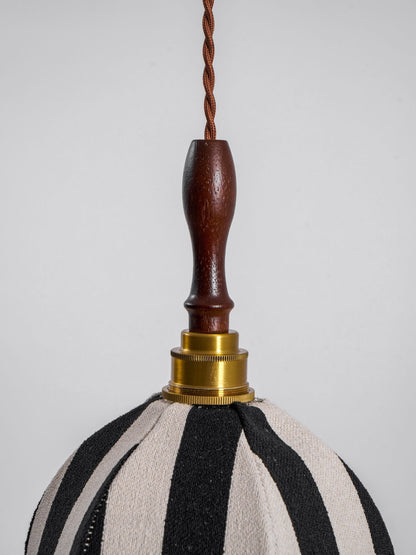 Marbre Stripe Pendant Light ? 7.9’’ x H 11’’ / Black & White 1001 pendant Lamp