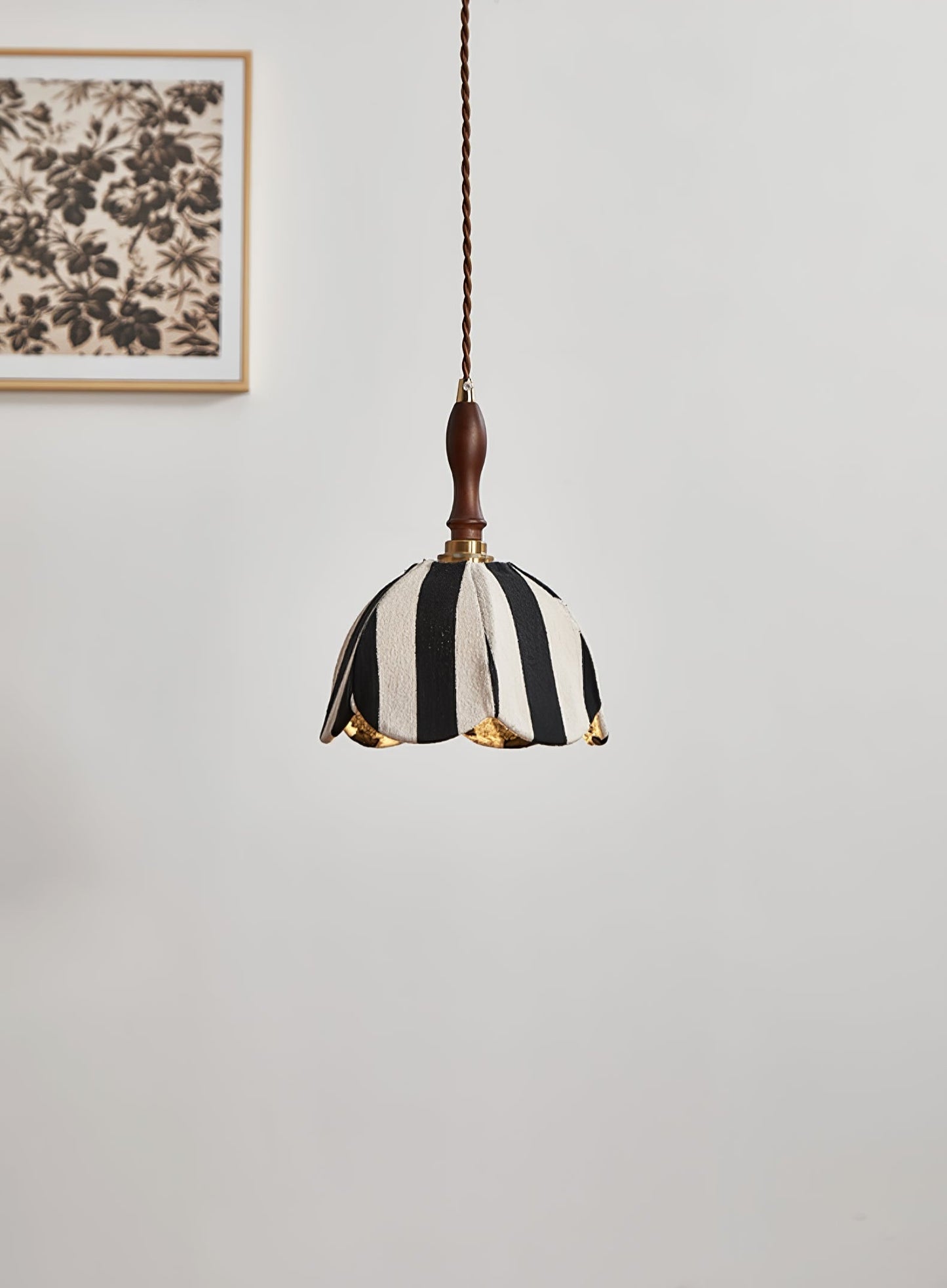 Marbre Stripe Pendant Light ? 7.9’’ x H 11’’ / Black & White 1001 pendant Lamp