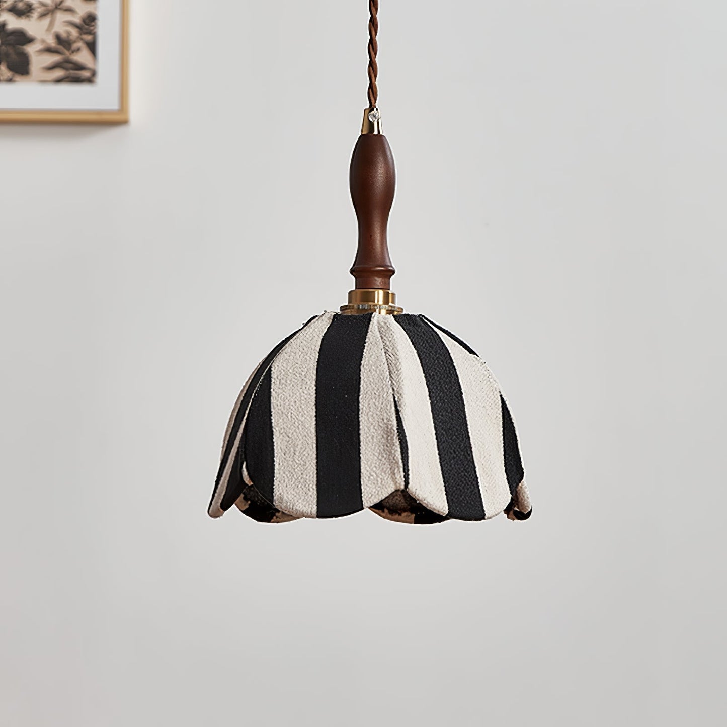 Marbre Stripe Pendant Light ? 7.9’’ x H 11’’ / Black & White 1001 pendant Lamp