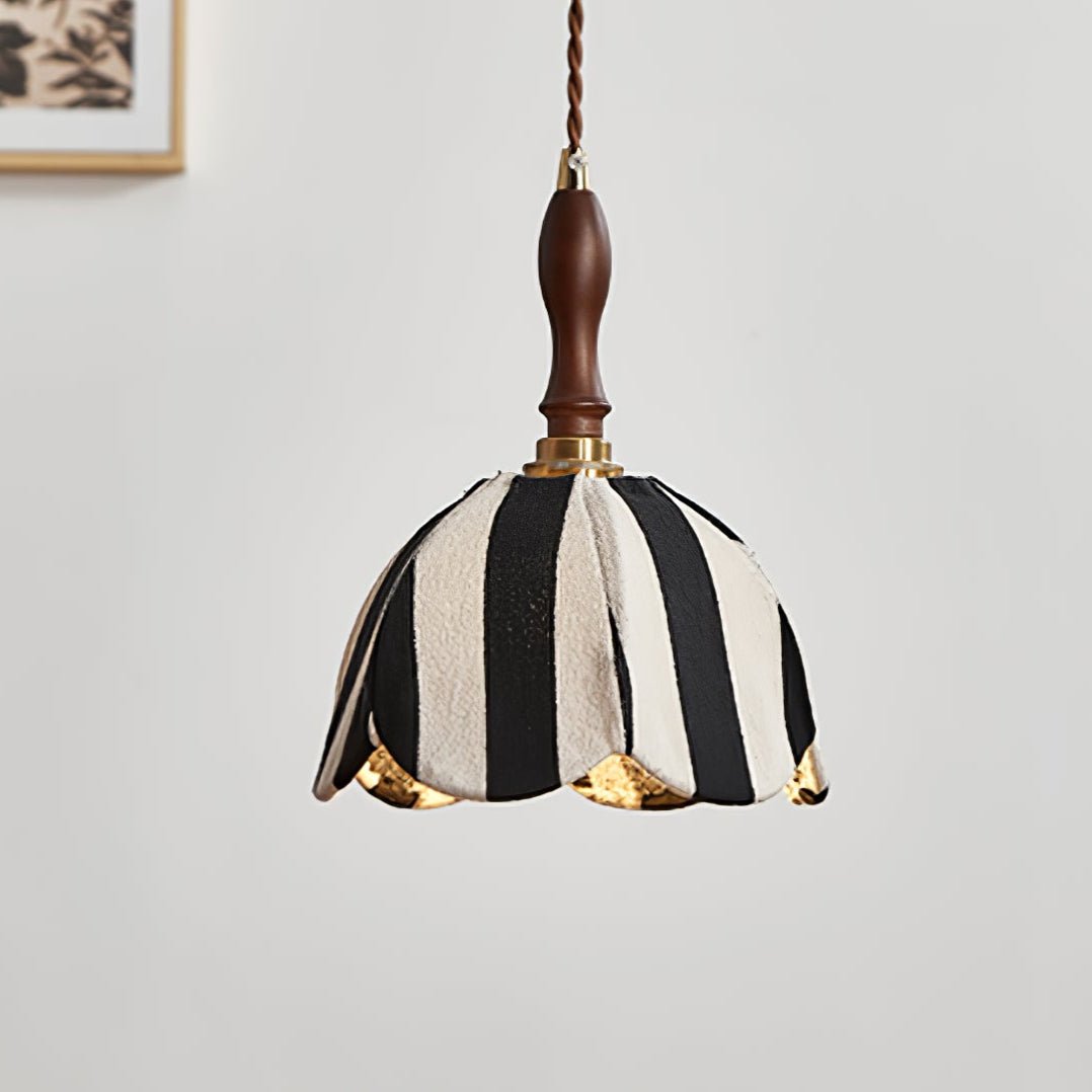 Marbre Stripe Pendant Light ? 7.9’’ x H 11’’ / Black & White 1001 pendant Lamp
