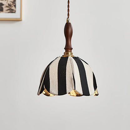 Marbre Stripe Pendant Light ? 7.9’’ x H 11’’ / Black & White 1001 pendant Lamp